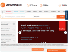 Tablet Screenshot of centrumpapieru.pl